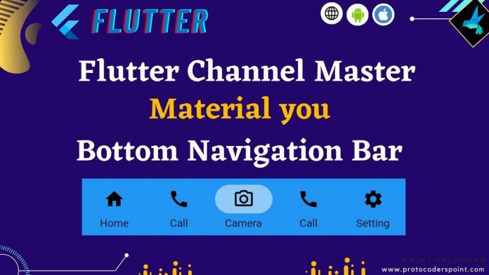 flutter Navigation bar