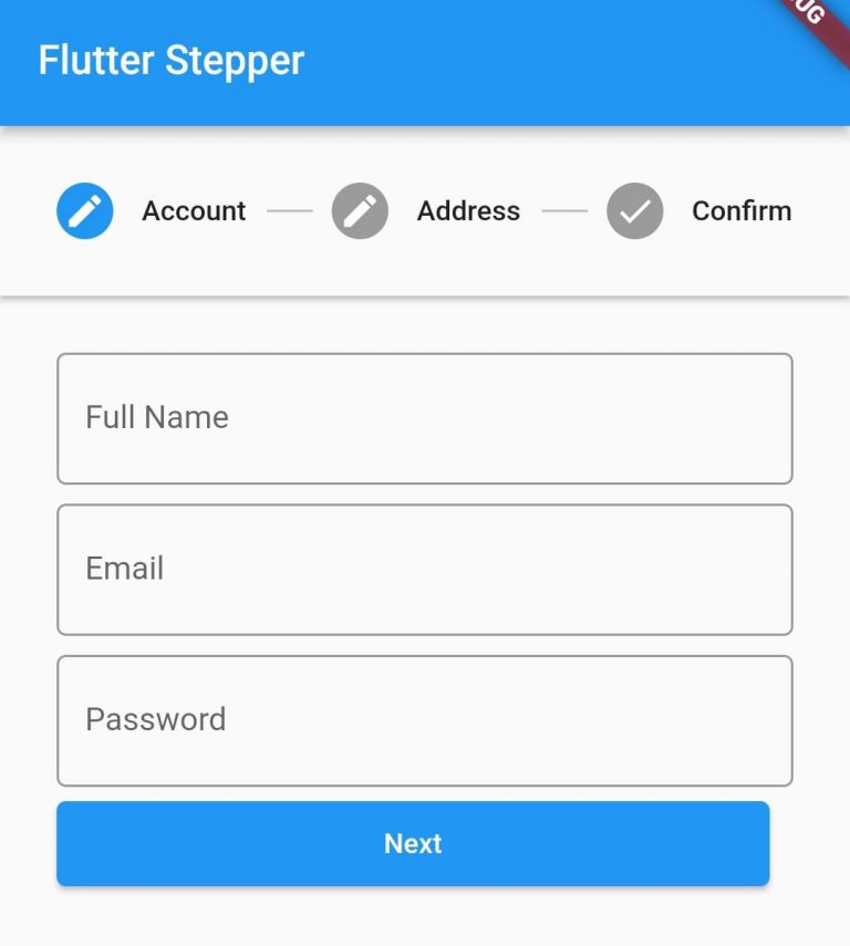 How to Create Multi Step Form - Flutter Stepper Widget