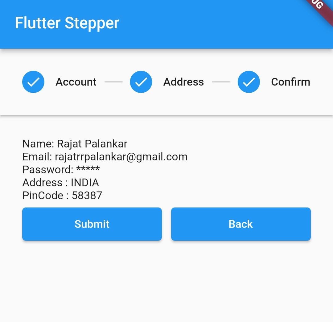 How to Create Multi Step Form - Flutter Stepper Widget