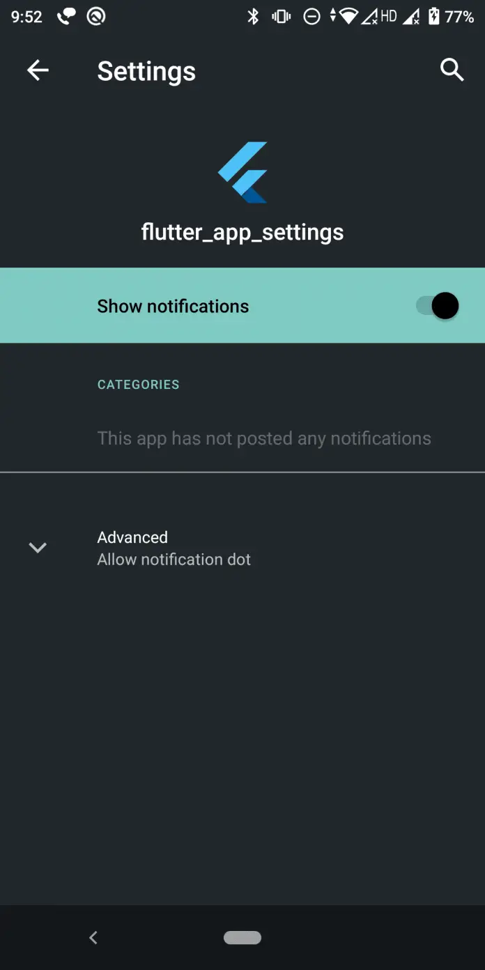 How to open app settings in flutter - App_Settings package