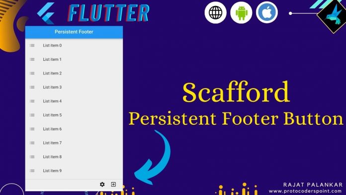 Scafford Persistent Footer Button