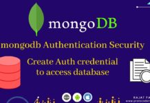 mongodb create auth user credentail to access database