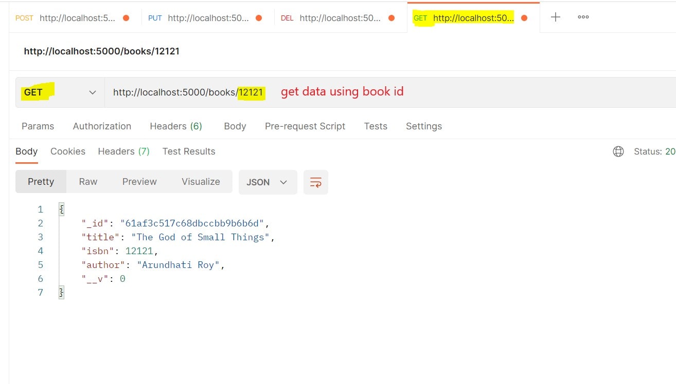 Books Directory Project with nodejs CRUD operation using mongoose