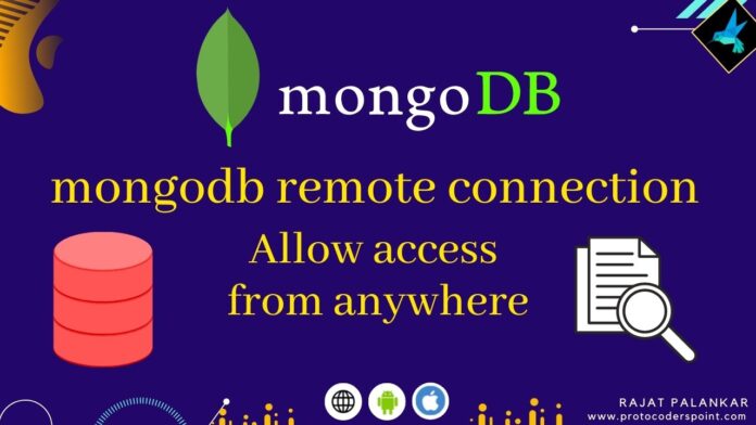 mongodb remote connection