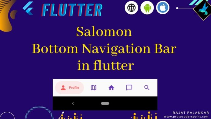 salomon bottom navigation bar