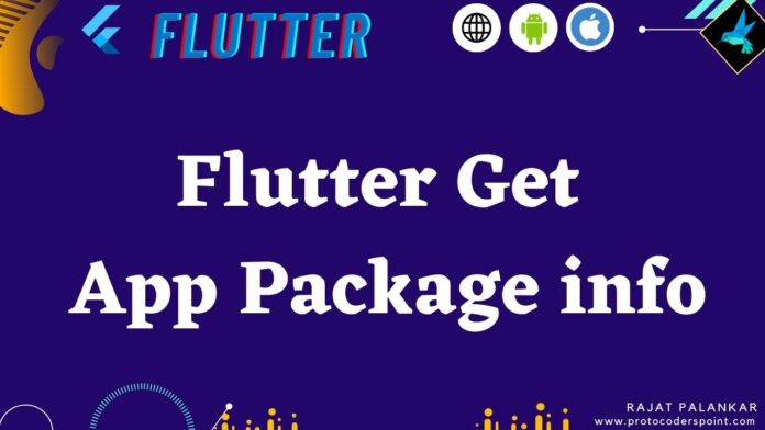 Flutter Get App Package info