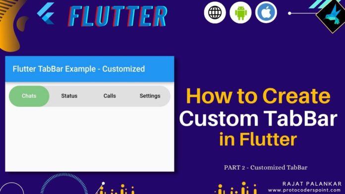 Flutter create custom tabbar