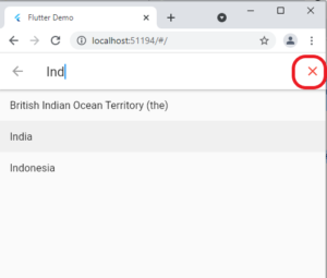 How to create a search bar in flutter
