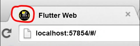 flutter web app favicon