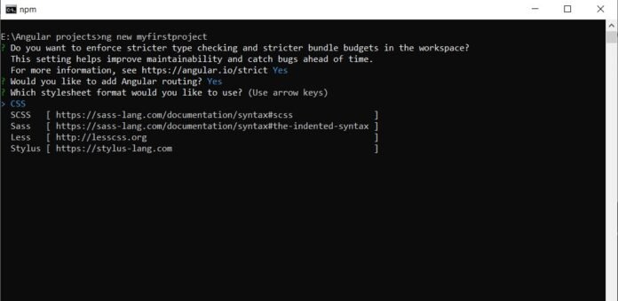 Learn Angular - Build first web app using angular