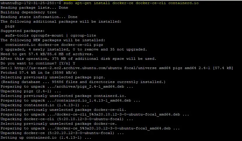 install docker 