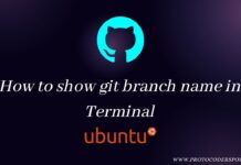 How to show git branch name in Terminal Ubuntu