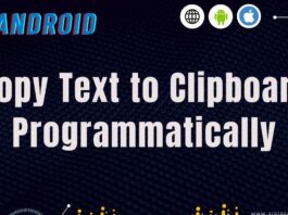 Android Copy Text to Clipboard Programmatically