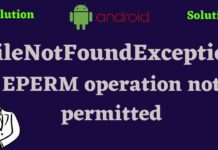 eperm operation not permitted
