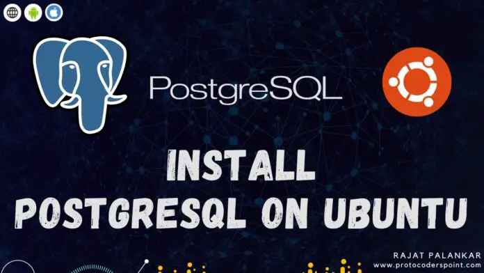 cmd to Install PostgresQL on Ubuntu