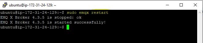emqx restart