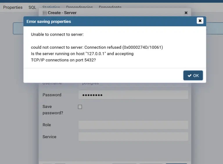 Postgresql Connection Timeout Parameter