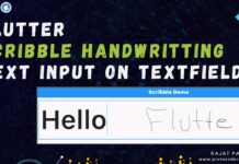 Flutter Scribble HandWritting Text Input on TextField