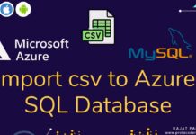 Import csv to Azure SQL Database