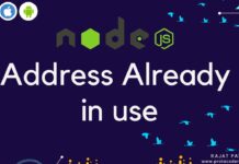 eaddrinuse address already in use nodejs