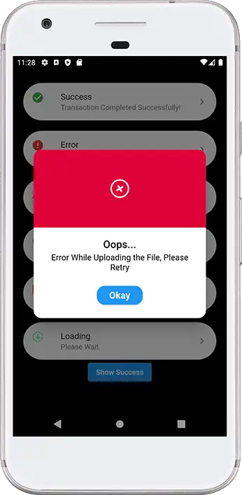 Show Alert Dialog In Flutter By Using Quickalert Package 6164