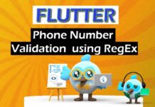 flutter textfield phone number validation using regex pattern