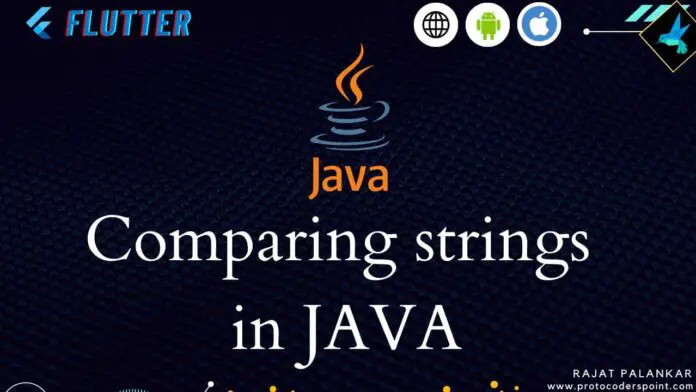Comparing strings in JAVA