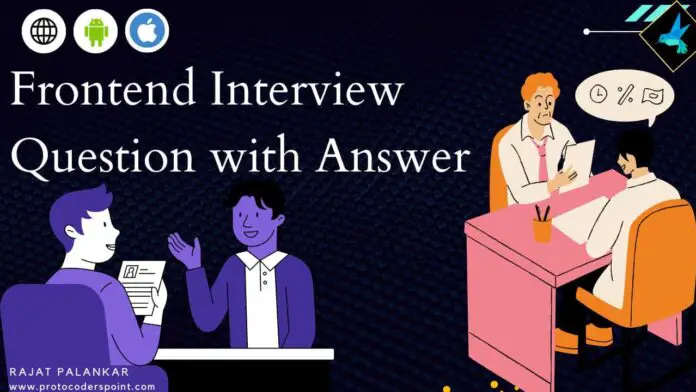 Frontend Interview Question with Answer-min