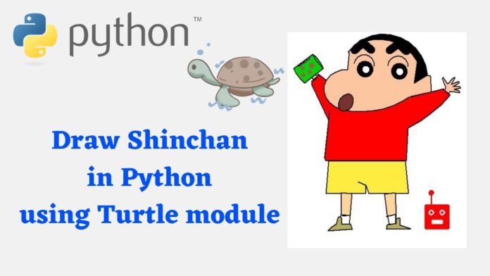 Draw Shinchan in Python using Turtle module