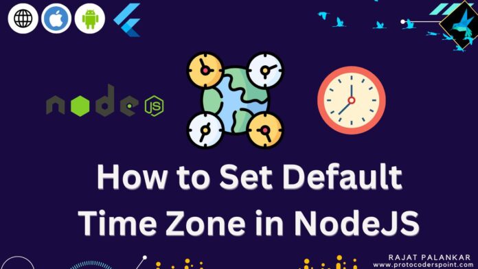 How to Set Default Time Zone in NodeJS