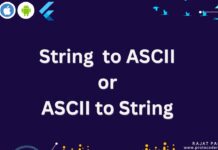 String to ASCII or ASCII to String in dart