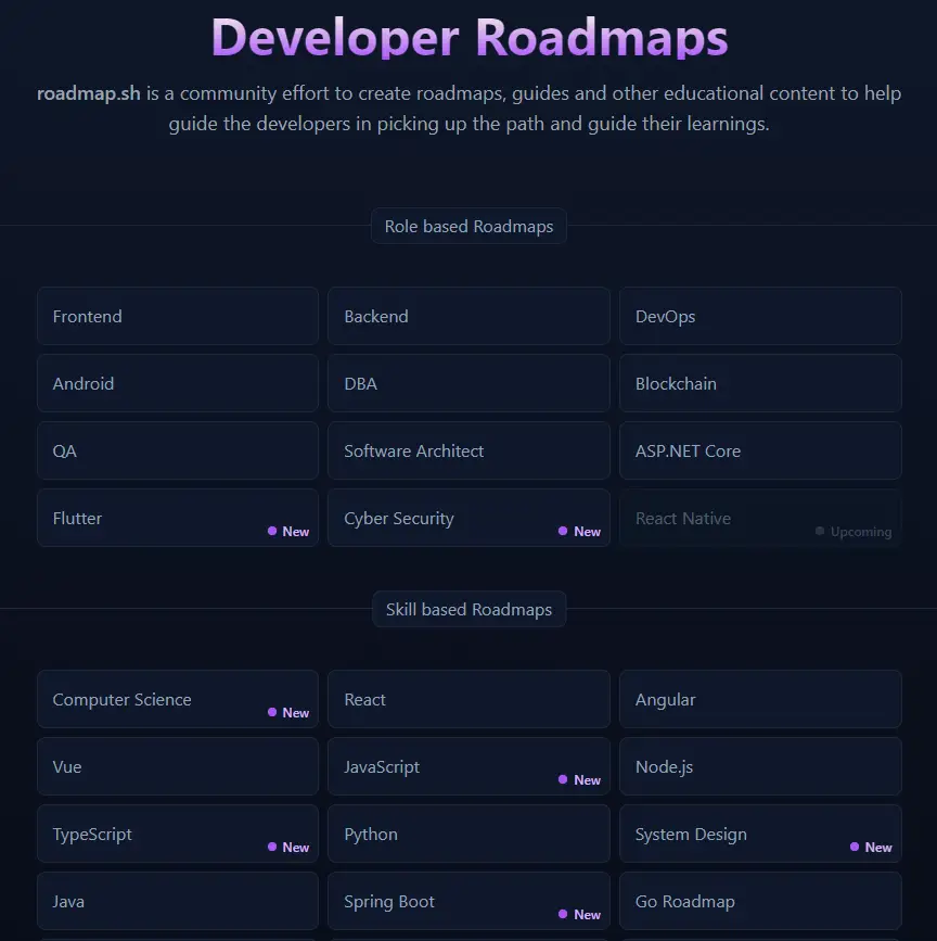 roadmap sh