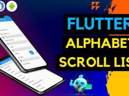 Flutter Alphabetical Scroll List