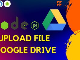 Nodejs upload drive to google drive