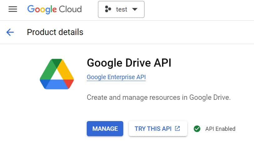 how to enable google drive api
