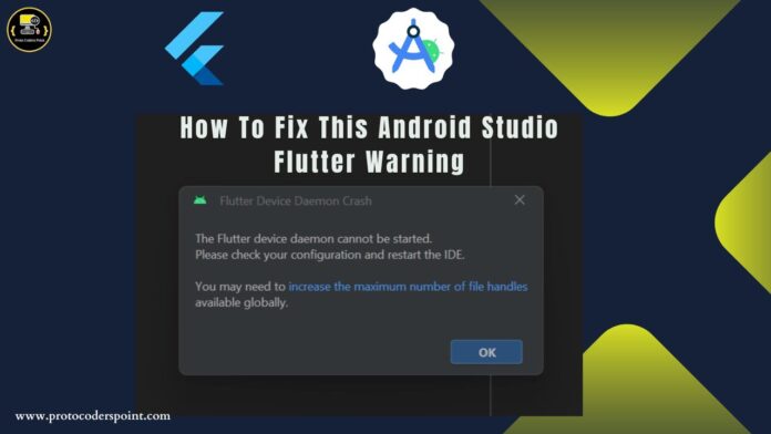 Flutter Device Daemon Crash