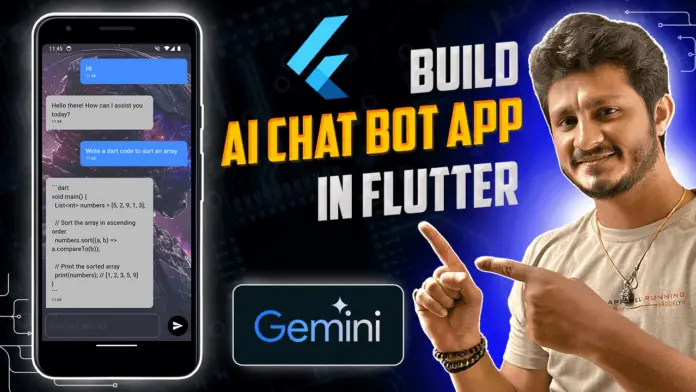 build Ai Chat bot in flutter using google gemini ai API