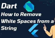 Remove whitespace dart flutter