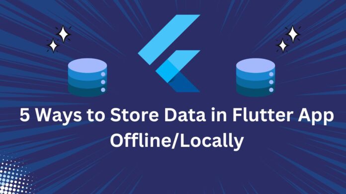 5 Ways to Store Data in Flutter App Offline/Locally