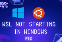 WSL not starting in windows fix
