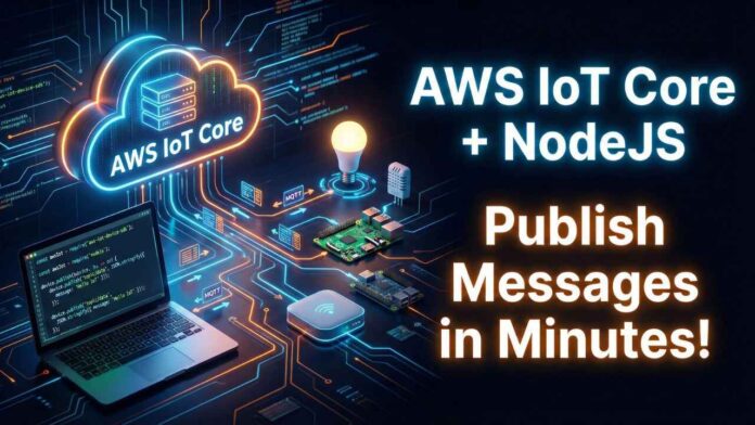 AWS IOT CORE with NodeJS publish messages to aws iot mqtt compressed image AWS IOT CORE with NodeJS publish messages to aws iot mqtt compressed image