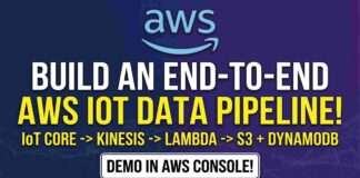 Build a Real-Time IoT Data Pipeline on AWS Using IoT Core, Kinesis, Lambda, S3, and DynamoDB aws data pipeline tutorial data streaming through kinesis to lambda to storage services