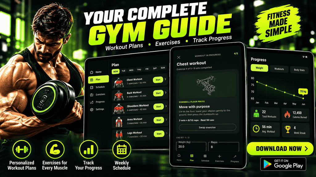 Gym Guide Workout planner app built using AI